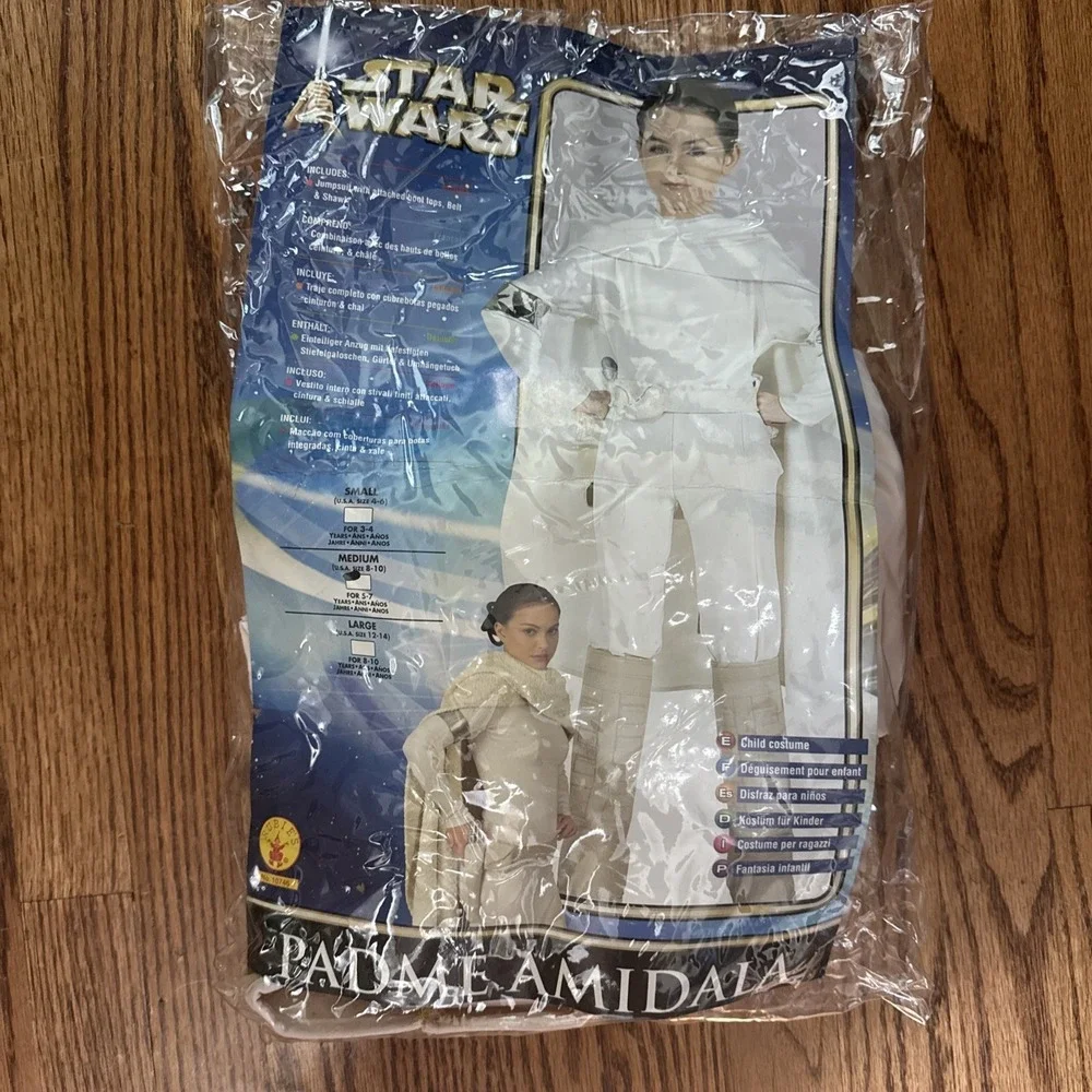 Star Wars Padme Amidala Youth Girls Costume Size Medium 8-10 Complete Excellent